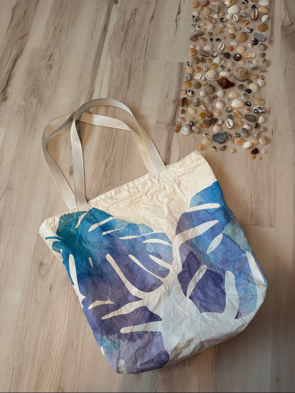 ALOHA collection monstera reversible tote